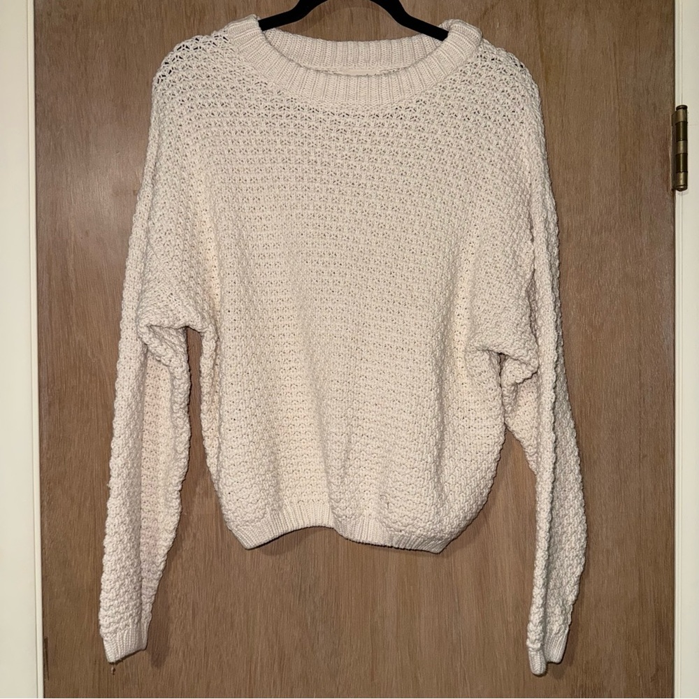 Universal Thread Cream Knit Sweater - Size M